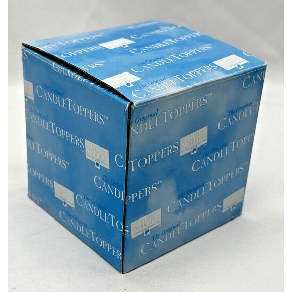 VINTAGE 2002 Our America #4098 ~ Winter Birdhouse Topper for Yankee Jar Candles - Picture 11 of 12